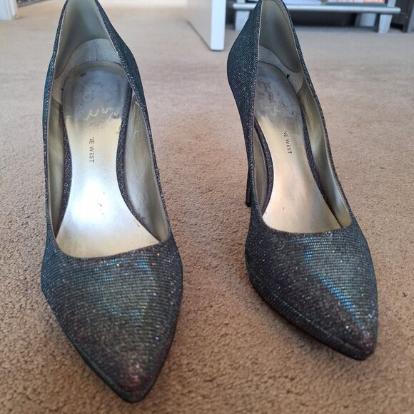 Nine West High Heels - Purple Glitter - Picture 3 of 5